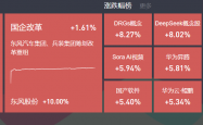 2025年2月10日复盘： DeepSeek概念股持续大涨，云计算国企改革迎催化