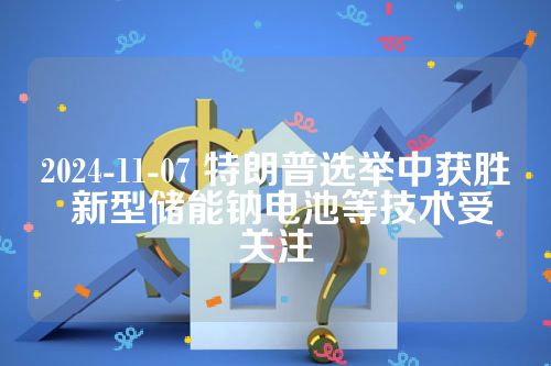 2024-11-07 特朗普选举中获胜 新型储能钠电池等技术受关注